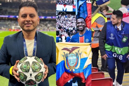 Darío Araujo periodista ecuatoriano que cubre el fútbol europeo.
