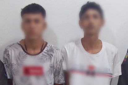 Dos adultos y un menor fueron aprehendidos. También se incautó una moto.