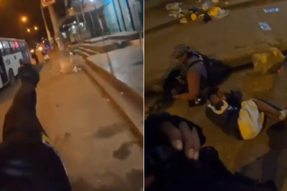 Policía interceptó a delincuentes en la Balerio Estacio.