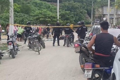 En el sitio El Guabito fue asesinado cuando se movilizaba en una moto.