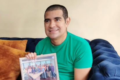 Luis Antonio Ruiz reapareció públicamente tras su cirugía por hidrocefalia