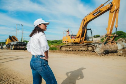 Marcela Aguiñaga, prefecta del Guayas.