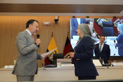 Fernanda Racines, de la Revolución Ciudadana, fue reelegida como vicealcaldesa de Quito.