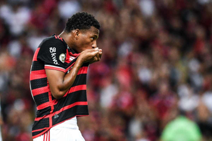 Gonzalo Plata se ha metido en la hinchada de Flamengo debido a sus buenos goles