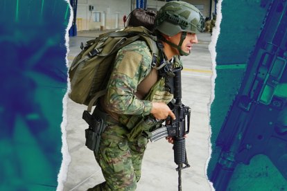 El Ejército ecuatoriano a desplegado varias unidades para reforzar el territorio.