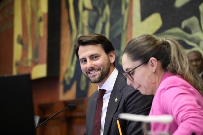 Niels Olsen es el presidente de la Asamblea Nacional del Ecuador.
