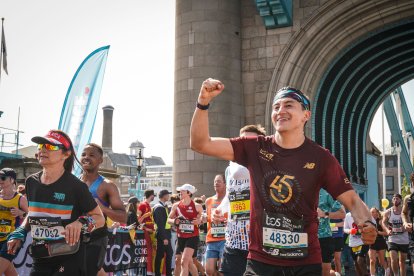 El uniformado empezó a competir desde 2019. Su preparación para estas actividades físicas es constante.