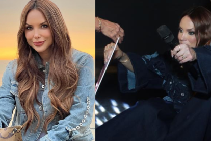 Momento exacto de la caída de Érika Vélez en la final de MasterChef Celebrity Ecuador 2