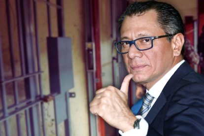 Jorge Glas se encuentra recluido en la cárcel de máxima seguridad La Roca, de Guayaquil.