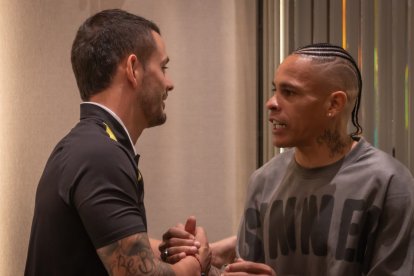 Álvez estuvo entre los invitados de Barcelona SC para la Noche Centenario.