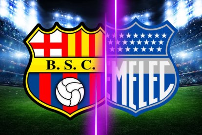 Barcelona SC y Emelec disputan el Clásico del Astillero 2025.