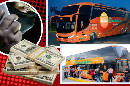 Choferes y pasajeros de Trans Esmeraldas viven con temor por las amenazas de supuestos extorsionadores.