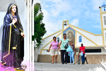 En la parroquia Santa Marianita de Jesús, ubicada en la cooperativa Proletarios sin tierra, celebran a la primera santa ecuatoriana con novena.