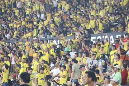 La hinchada de Barcelona SC salió mega feliz con el 2-0 ante Emelec.