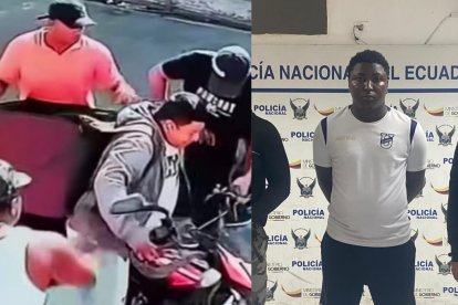 El repartidor fue golpeado por los delincuentes. Hay un detenido.