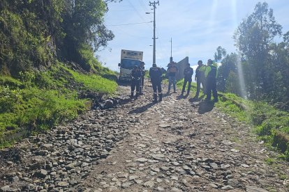 Las labores investigativas se hicieron en la zona de La Pulida, para levantar indicios.