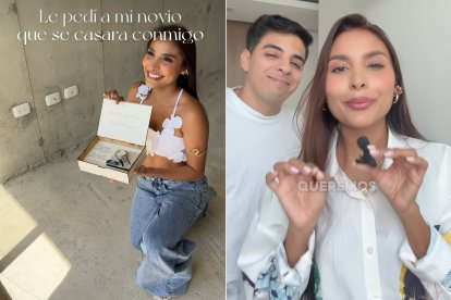 Estas son las imágenes que posteó la pareja.