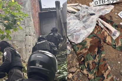 Luego de el atentado a policía allanó varios inmuebles donde se hallaron evidencias del ataque.