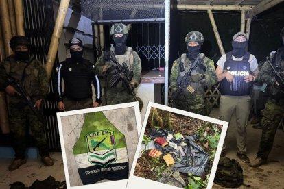 Equipos especializados hallaron armas, explosivos y material táctico atribuido al grupo Comandos de la Frontera.