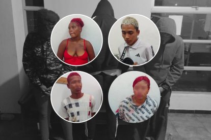 La Policía investiga si los sospechosos serían parte de una banda delictiva.