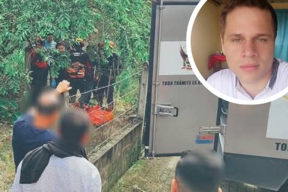 Con el joven extranjero también desapareció su pareja.