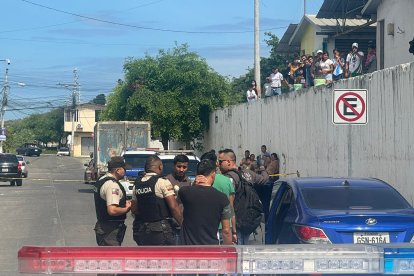 La víctima fue asesinada dentro de este vehículo.