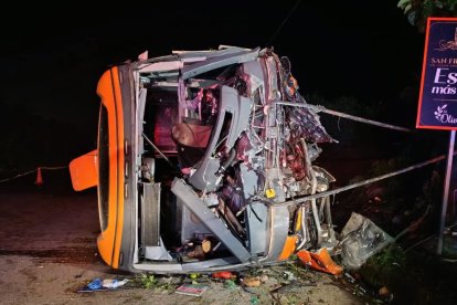 La tragedia involucró a un bus de transporte interprovincial.