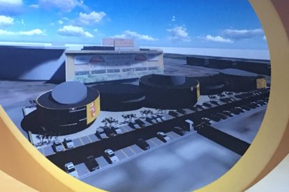 El Mallnumental estará junto al estadio Monumental de Barcelona SC.