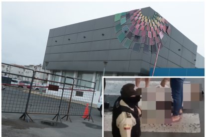 El cuerpo quedó tendido en la calzada y luego fue llevado hacia el laboratorio de Criminalística.