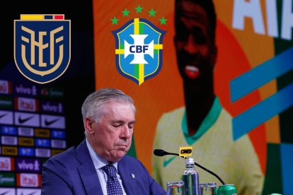 El DT italiano Carlo Ancelotti anunció a los elegidos para enfrentar a Ecuador.