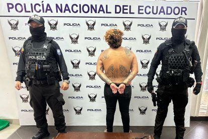 La Policía capturó a alias Chino en el sur de Guayaquil.