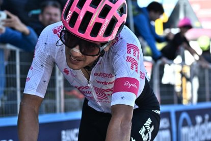 El ecuatoriano Richard Carapaz se trepó al podio de la edición 2025 del Giro de Italia.
