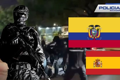 La operación fue ejecutada por policías de Ecuador y España.