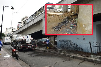 Este es el antes y el después del paso a desnivel.