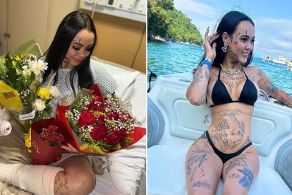 Luna Ambrozevicius Abrahão fue apuñalada por su pareja en vivo.