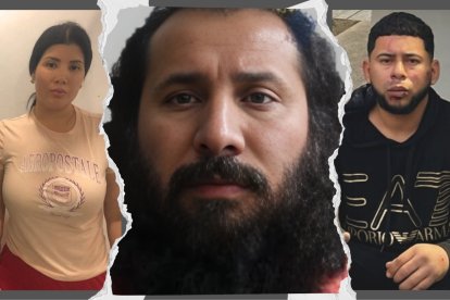 Verónica Briones y Borys Párraga (derecha) han sido relacionados con alias Fito (centro).