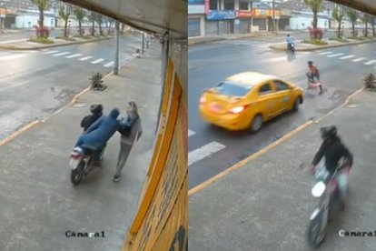 Captura de pantalla del video del incidente que se ha viralizado.