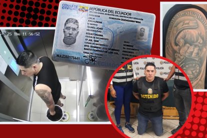 Cristian Gabriel Bosquez Jiménez fue detenidos con documentos falsos.