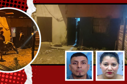 Yadira Alexandra Molina Paz, de 36 años, y a Edwin Steve Macao Ávila, de 46 años, los asesinaron en una vivienda del barrio Teniente Hugo Ortiz.