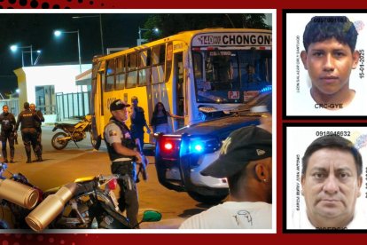 En el bus levantaron cinco vainas percutidas, calibre 9 milímetros.