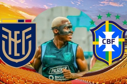 Moisés Caicedo listo para el partido de Ecuador vs Brasil.