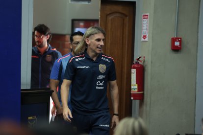 Sebastián Beccacece, director técnico de Ecuador.