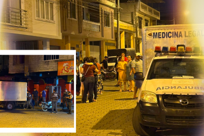 Agentes de Criminalística levantaron indicios en el sitio del suceso.