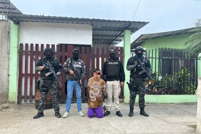 La Policía Nacional logró capturara a varios sospechosos.