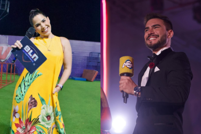 Karin Barreiro y Carlos Scavone son presentadores de programas reality