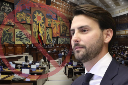 Niels Olsen fue apelado por el correísmo, pero retomó el control del hemiciclo tras no prosperar la moción.