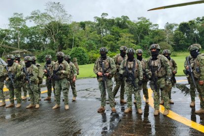 Los militares de Ecuador se replegaron tras un encuentro con miembros del grupo Carolina Ramírez.