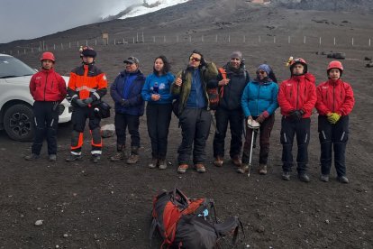 Los excursionistas fueron rescatados la tarde de este 8 de junio.