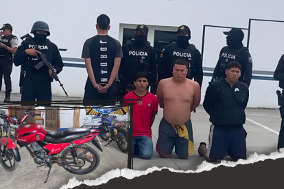 Los tres detenidos fueron presentados ante las autoridades