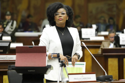 Paola Cabezas, de la bancada RC5, alertó sobre artículos que permitirían interceptaciones sin autorización judicial.